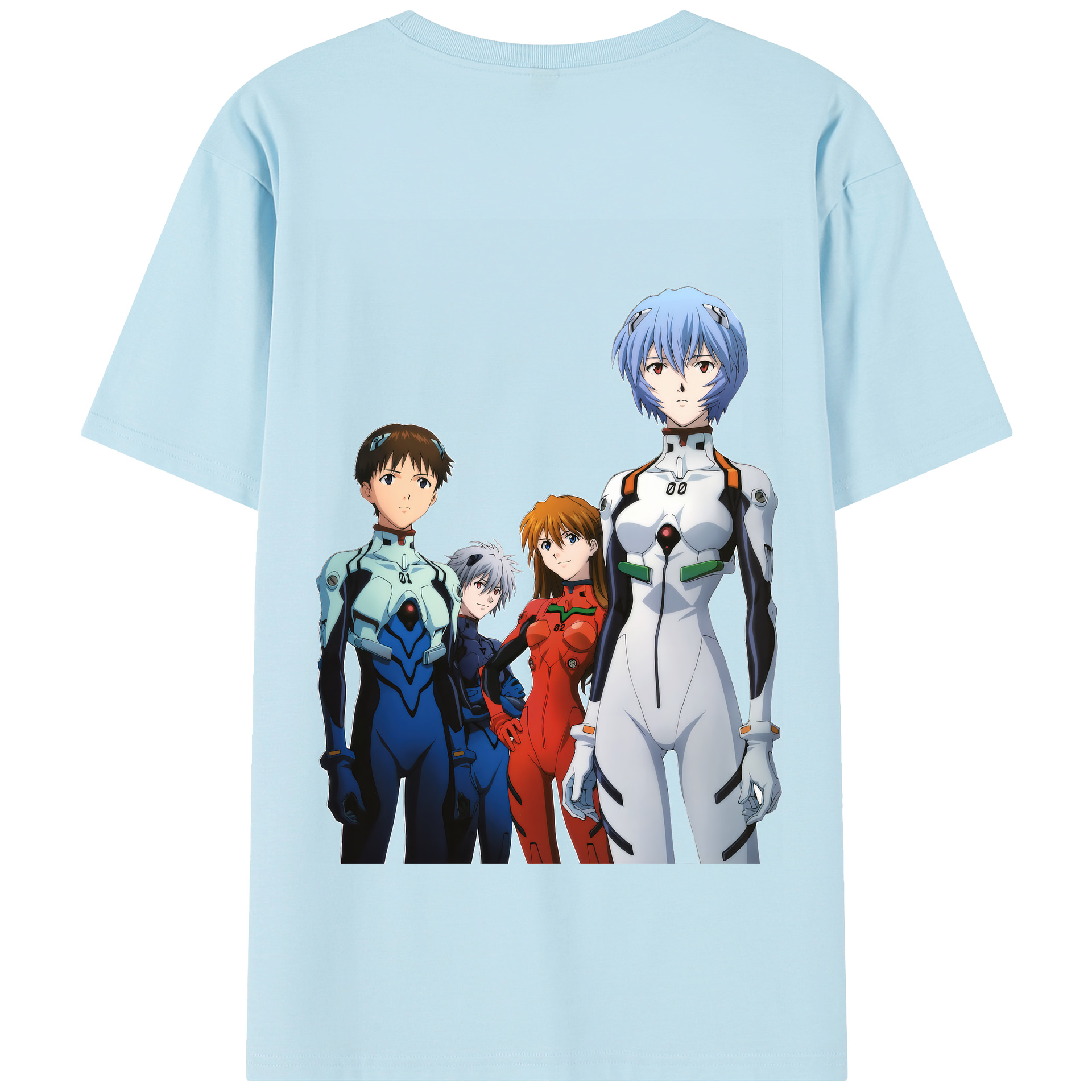 （画像用） EVA 新世紀エヴァンゲリオン 綿100％半袖Tシャツ（背面プリント）